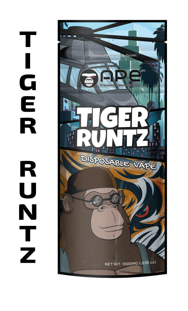 Tiger RUNTZ Live Rosin Hybrid Disposable 1GM